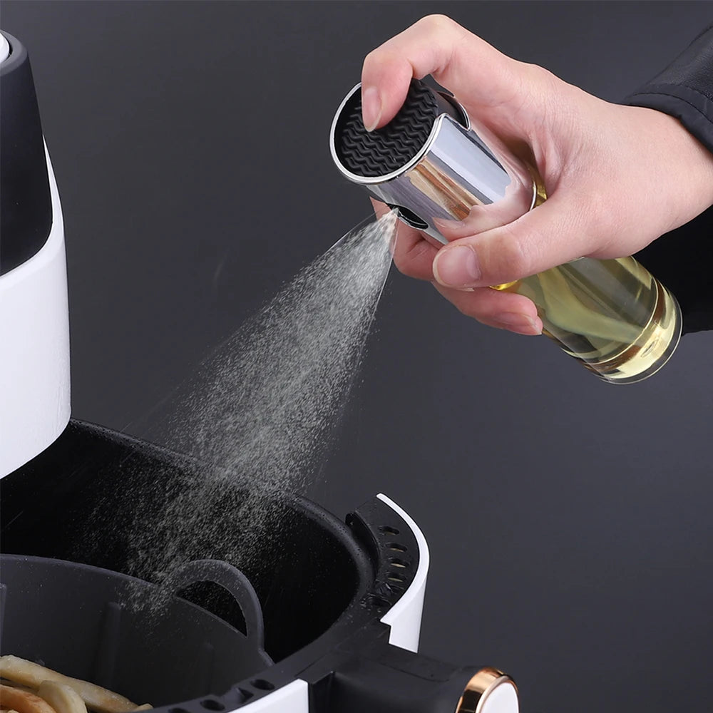 Oil Sprayer for Cooking | Refillable Olive Oil Spray Bottle for Salad, BBQ & Air Fryer