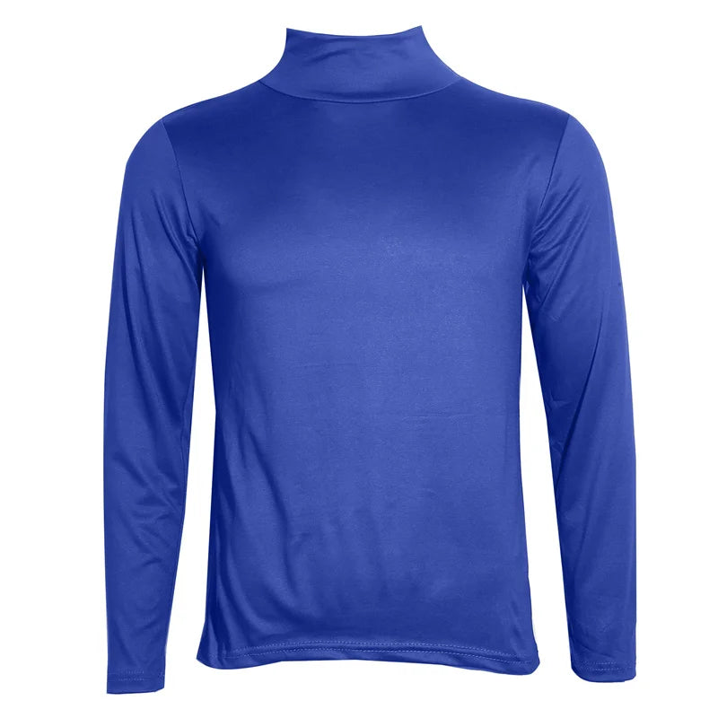 Men’s High Neck Thermal Top – Slim Fit Long Sleeve Winter Shirt