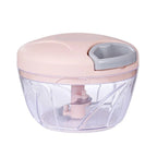Manual Garlic Chopper & Meat Mincer – Rotate Garlic Press Crusher for Kitchen