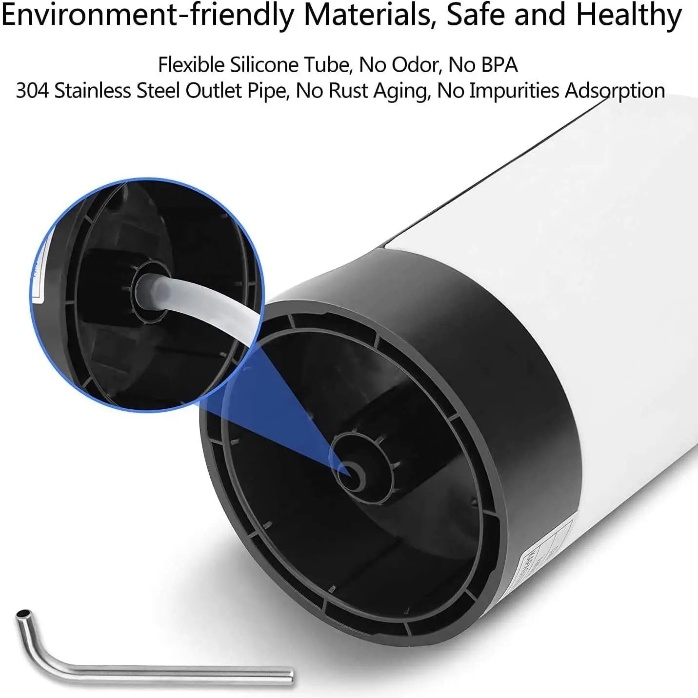 USB Rechargeable Water Bottle Pump – Automatic One-Click Dispenser