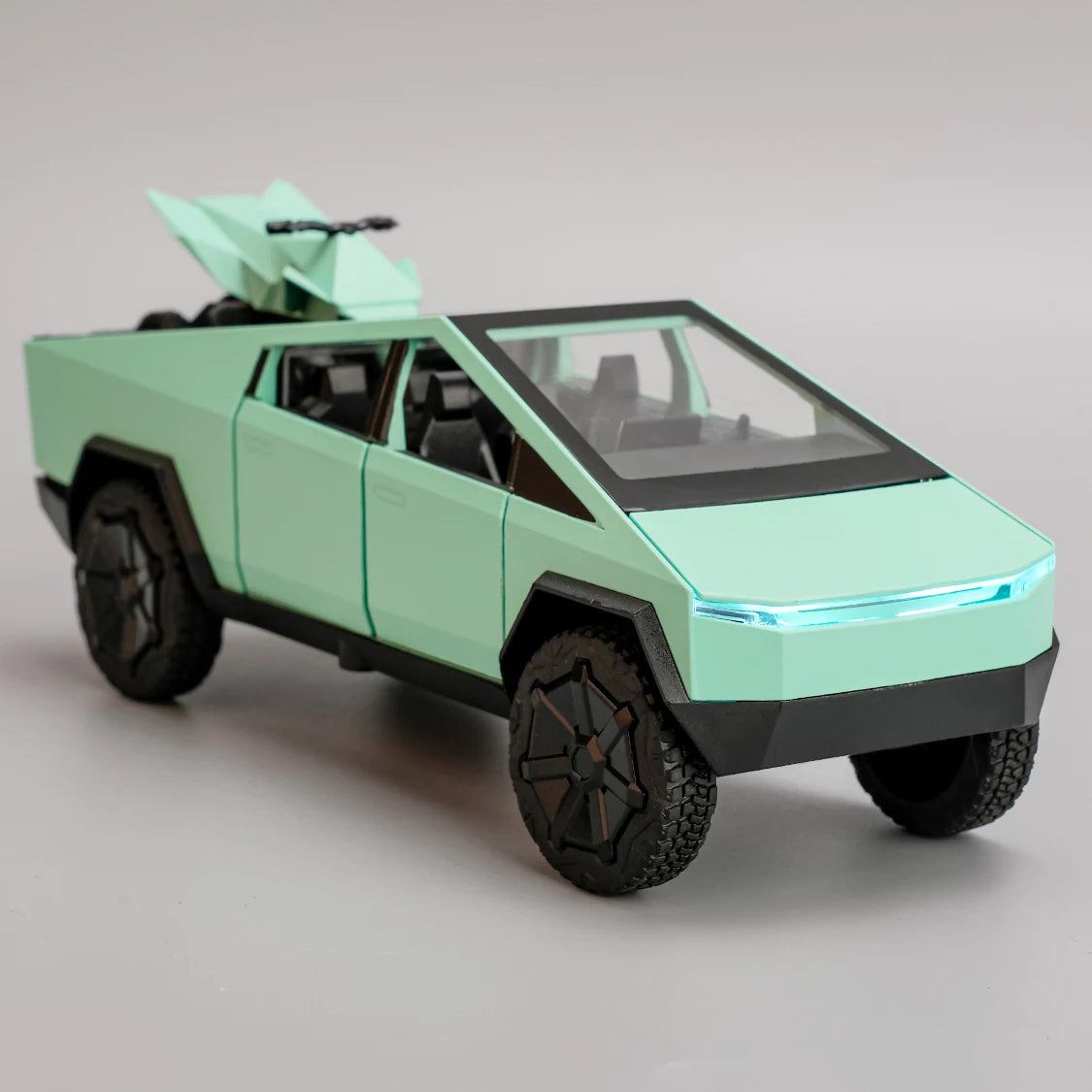 Cyber Truck Alloy Car Model – 1:32 Pull-Back SUV Toy with Lights & Sound