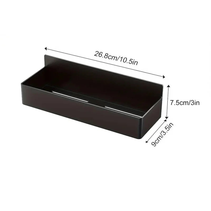 Magnetic Refrigerator Storage Rack | Punch-Free Kitchen Spice & Bathroom Organizer (2/4PCS)