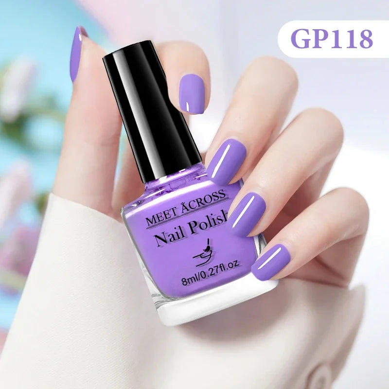 Water-Based Nail Polish – Quick Drying Long-Lasting 8ml Manicure