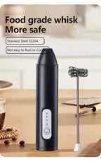 USB Rechargeable Electric Milk Frother & Egg Whisk – 3 Speeds