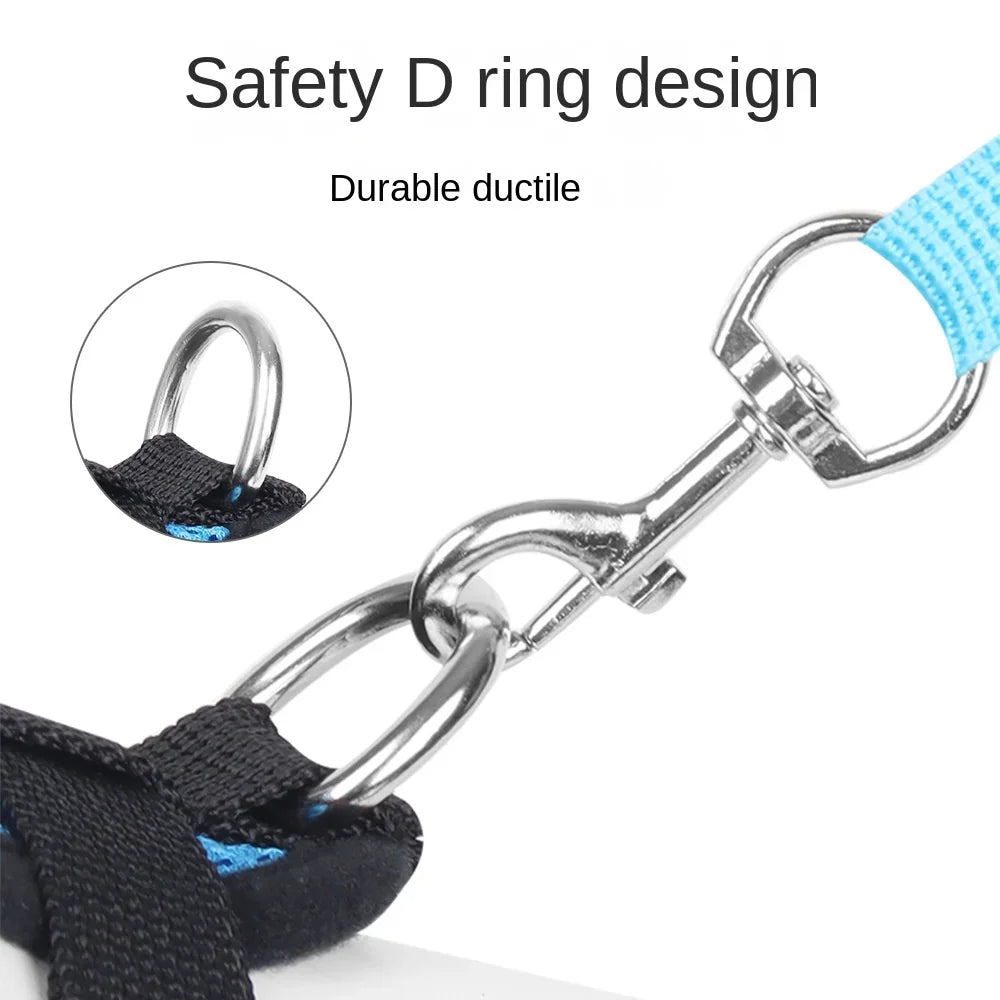 Adjustable Dog Harness with Leash – Soft, Breathable Mesh Vest for Small Dogs & Cats – Reflective & Comfortable