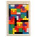 Colorful Wooden Tangram Puzzle – Montessori Educational Toy for Kids
