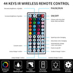 LED Strip Lights with Bluetooth App & IR Control – RGB USB Lights for Bedroom, TV Wall, and Living Room Decoration