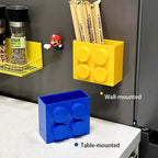Magnetic Refrigerator Side Storage Rack | Wall-Mounted Wrap, Straw & Utensil Organizer