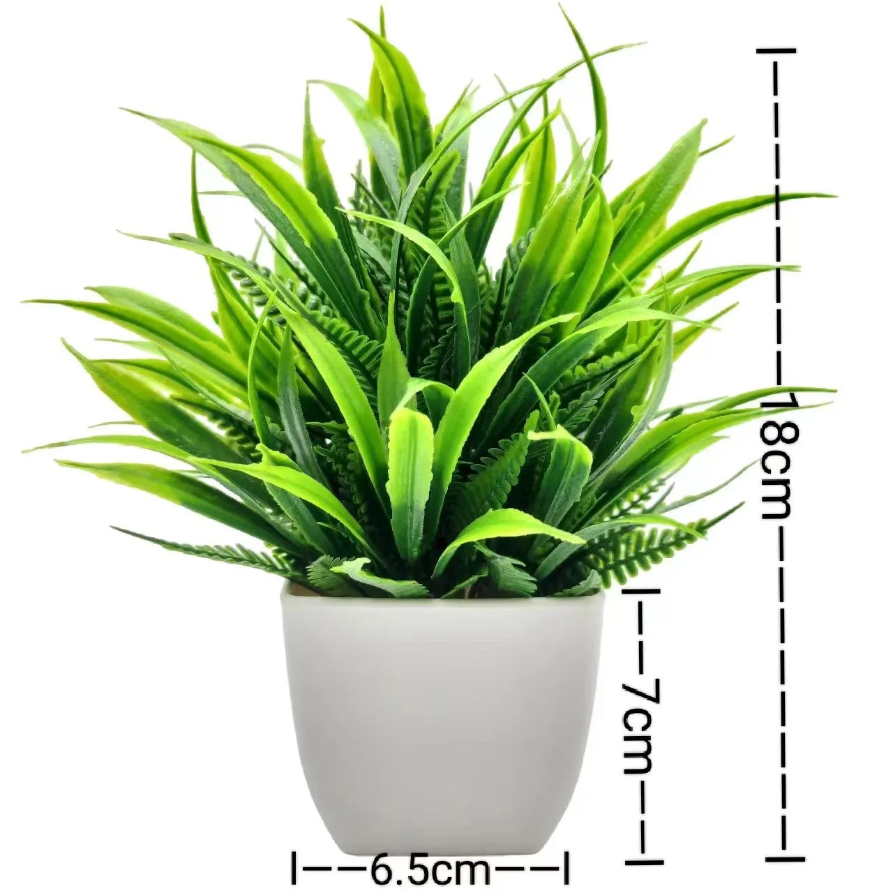 Artificial Plants in Plastic Pots for Home, Office, and Bedroom Decoration – Perfect Greenery for Indoor & Outdoor Spaces