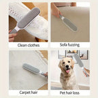 Double Sided Pet Hair Remover Brush | Lint & Fur Cleaner