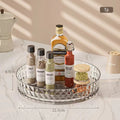360° Rotating Kitchen Spice Rack – Non-Slip Cabinet Storage Tray | Multi-Use Organizer for Condiments, Cosmetics, and Sundries
