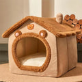 Foldable Cat & Dog House – Removable Washable Pet Bed for Small Cats & Puppies