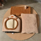 Foldable Cat & Dog House – Removable Washable Pet Bed for Small Cats & Puppies