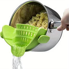 Adjustable Pot Strainer – Clip-On Stainless Steel Strainer for Pots, Pans & Bowls