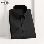 Men’s Short Sleeve Shirt – Casual & Formal Solid Color Summer Top