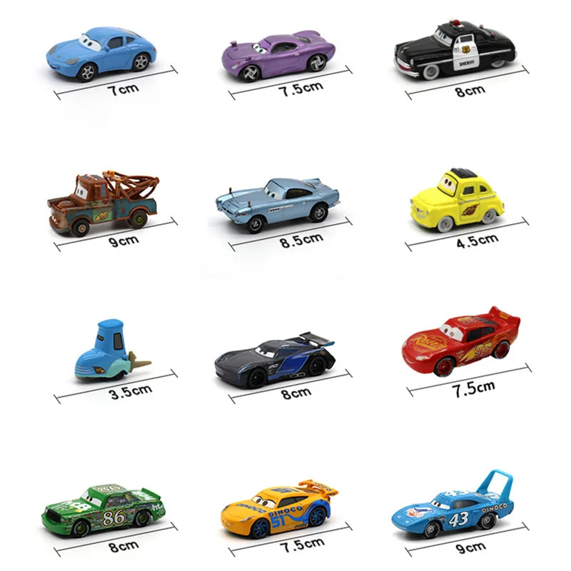 Disney Pixar Cars 3 Lightning McQueen Diecast Toy – 1:55 Alloy Car