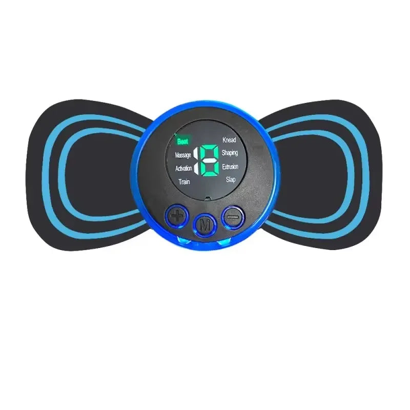 (dubble) EMS Mini Electric Muscle Massager – 8 Modes, 19 Strength Levels, Portable