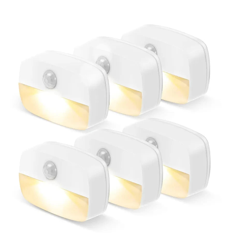 Motion Sensor LED Night Light – Auto On/Off Cabinet & Closet Lamp