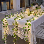 Artificial Ivy Vine with Green Leaf String Lights – Wedding, Party & Home Decor