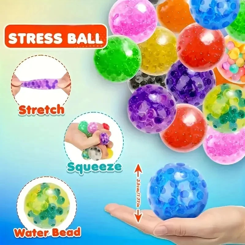 Squishy Stress Balls Set – Slow Rebound Sensory Squeeze Balls for Kids & Adults