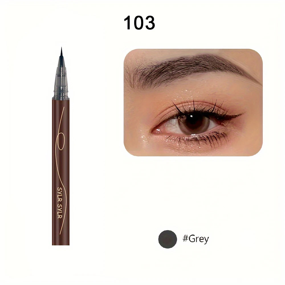 Waterproof Liquid Eyebrow Pencil – Sweat-Proof Dual-Purpose Makeup Pen