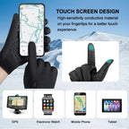 Unisex Winter Gloves – Touchscreen, Warm, Non-Slip for Cycling & Driving