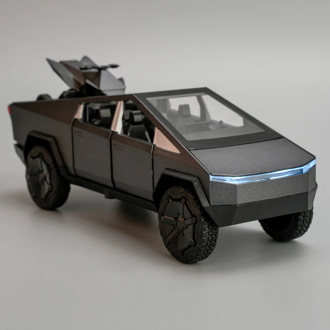 Cyber Truck Alloy Car Model – 1:32 Pull-Back SUV Toy with Lights & Sound
