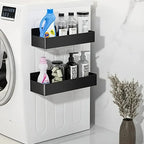 Magnetic Refrigerator Storage Rack | Punch-Free Kitchen Spice & Bathroom Organizer (2/4PCS)