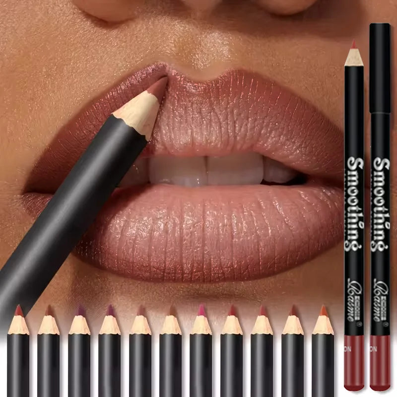 Waterproof Matte Lipliner Pencil – Long-Lasting Lip Contour & Tint