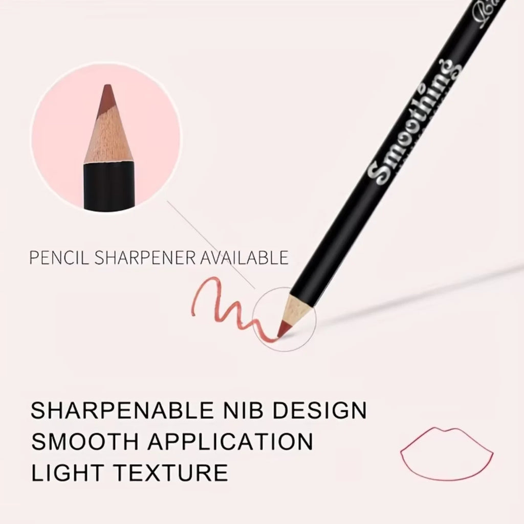 Waterproof Matte Lipliner Pencil – Long-Lasting Lip Contour & Tint