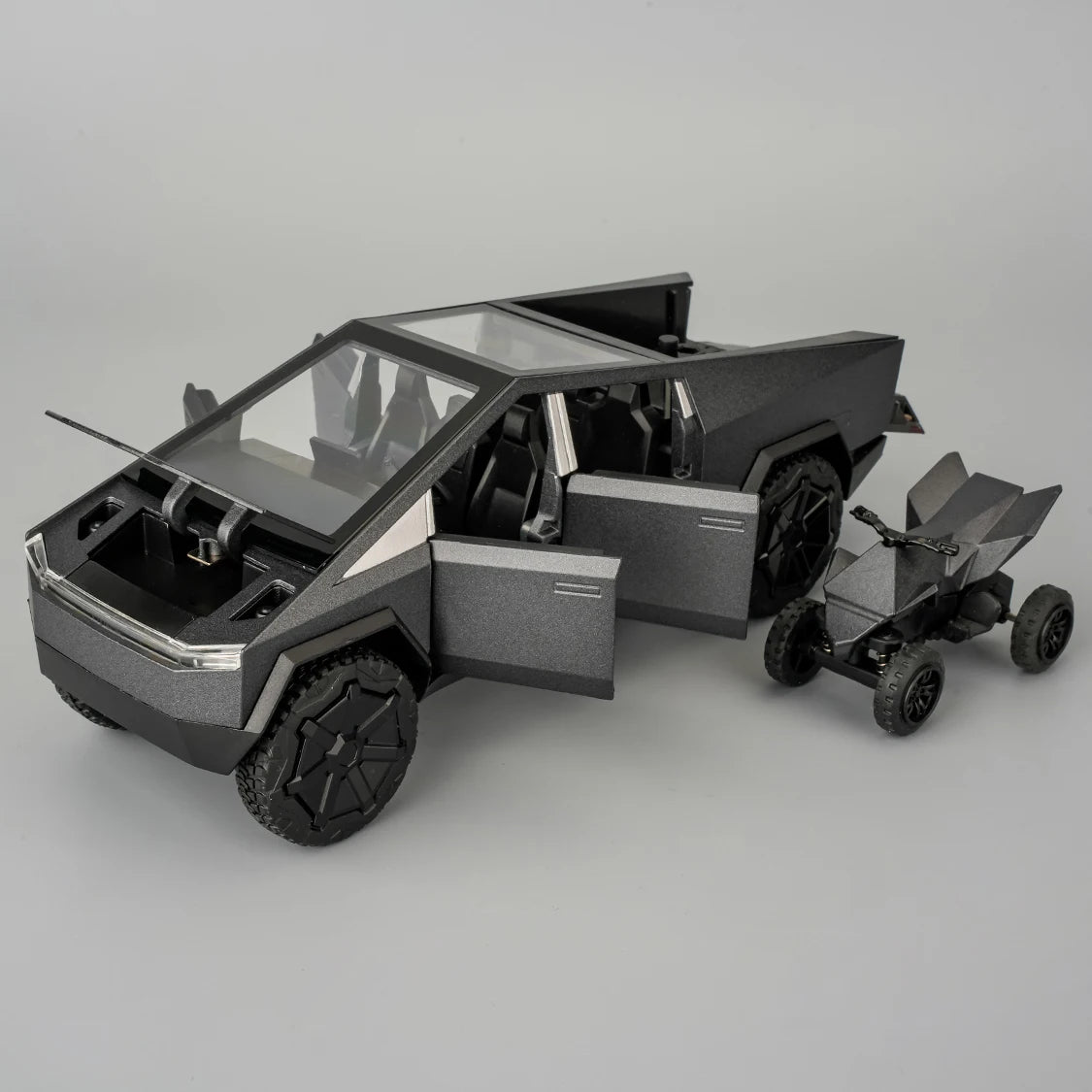 Cyber Truck Alloy Car Model – 1:32 Pull-Back SUV Toy with Lights & Sound