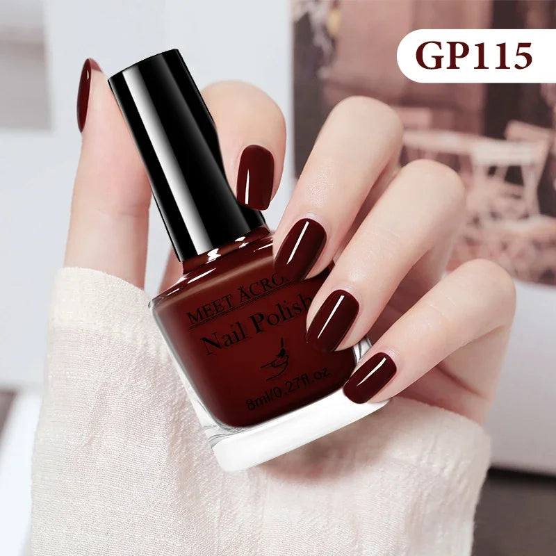 Water-Based Nail Polish – Quick Drying Long-Lasting 8ml Manicure