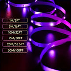 LED Strip Lights with Bluetooth App & IR Control – RGB USB Lights for Bedroom, TV Wall, and Living Room Decoration