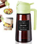 2-in-1 Glass Oil Dispenser & Sprayer | 470ml Olive Oil Bottle for Cooking, Air Fryer, BBQ & Salad