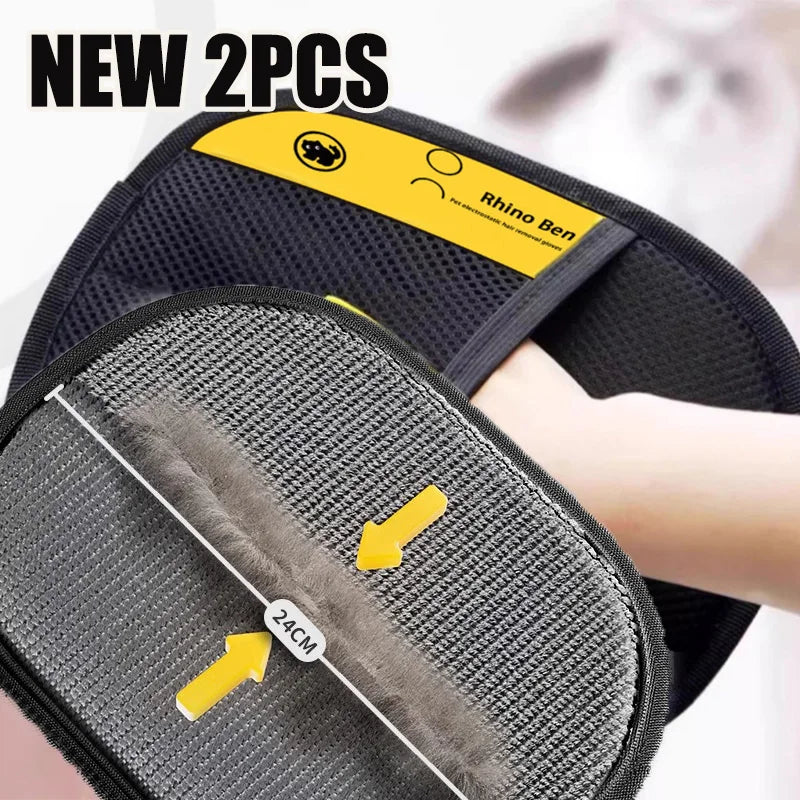 Multi-Functional Pet Hair Gloves – Reduce Shedding and Groom with Ease