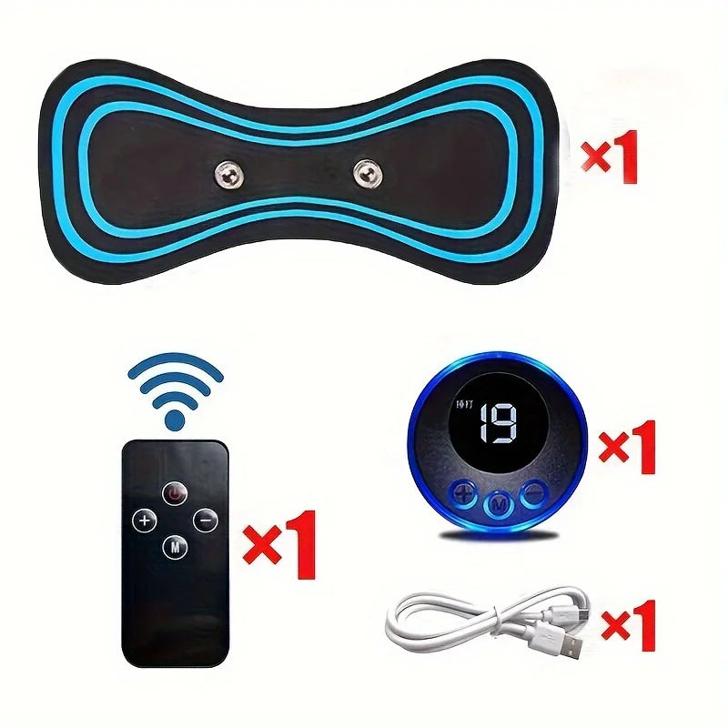 (dubble) EMS Mini Electric Muscle Massager – 8 Modes, 19 Strength Levels, Portable