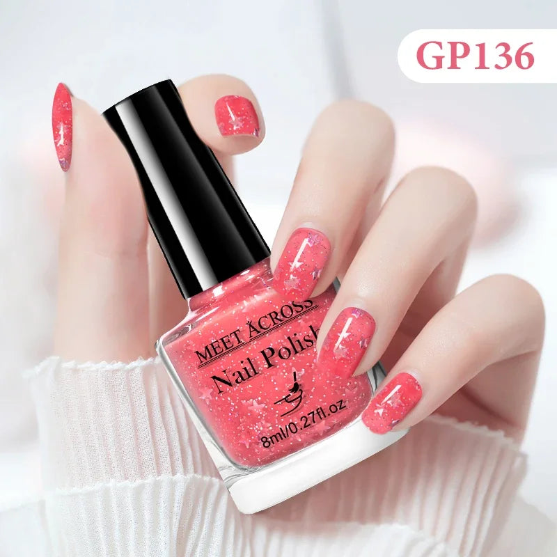 Water-Based Nail Polish – Quick Drying Long-Lasting 8ml Manicure