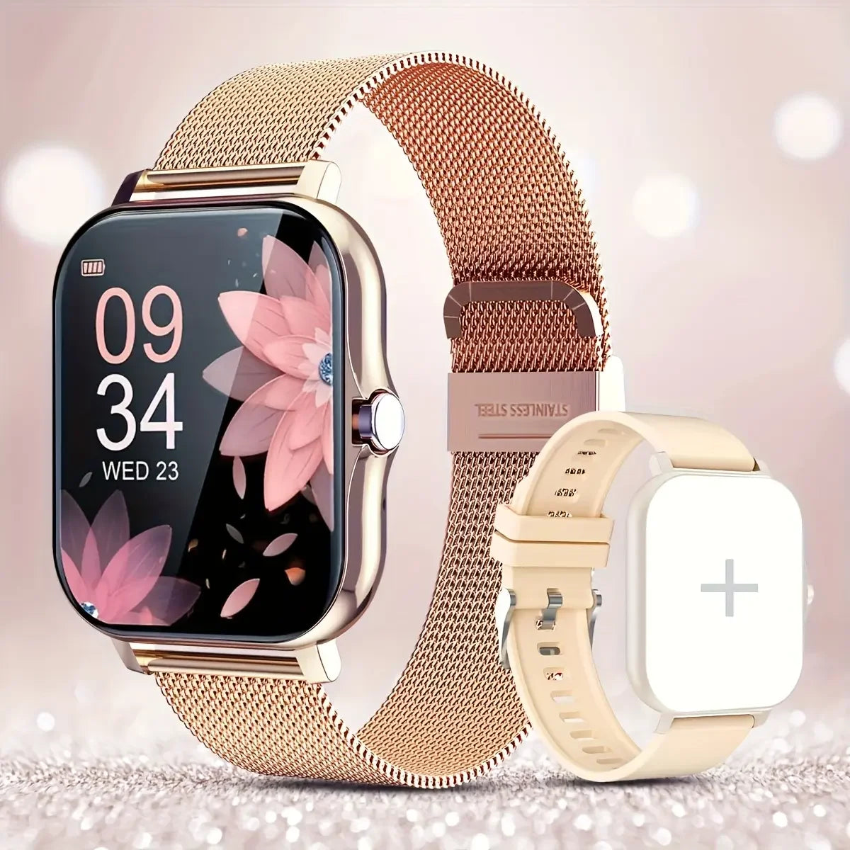 Odelettevcy Smartwatch – Bluetooth Call, Multi-Sport, Message Reminder