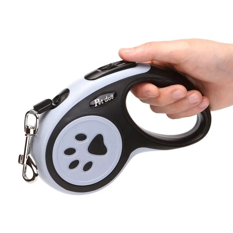Automatic Retractable Dog & Cat Leash – Durable Nylon, 3m/5m for Small Pets