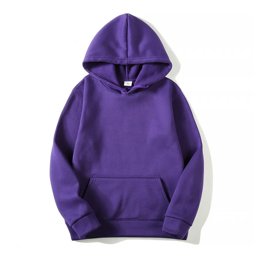 Men’s Hooded Sweatshirt – Casual Fleece Hoodie Streetwear Pullover