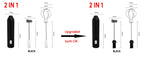 USB Rechargeable Electric Milk Frother & Egg Whisk – 3 Speeds