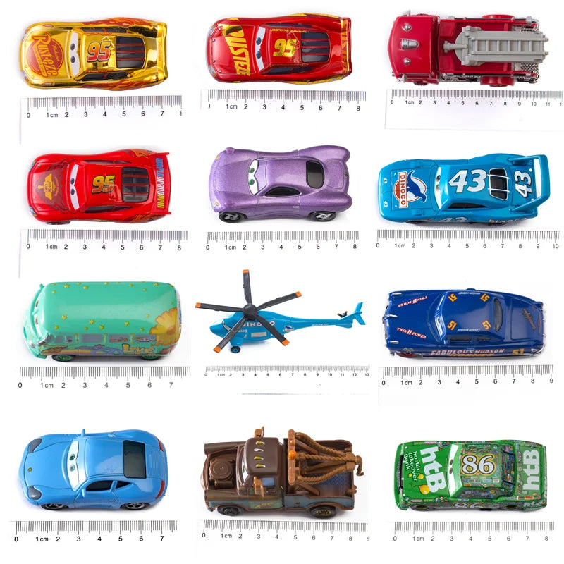 Disney Pixar Cars 3 Lightning McQueen Diecast Toy – 1:55 Alloy Car