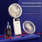 Portable Handheld Mini Fan – USB Rechargeable Desk & Neck Fan for Travel
