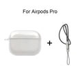 Clear Shockproof AirPods Case with Lanyard – Compatible with AirPods 1/2/3/4/Pro/Pro2
