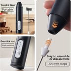 USB Rechargeable Electric Milk Frother & Egg Whisk – 3 Speeds