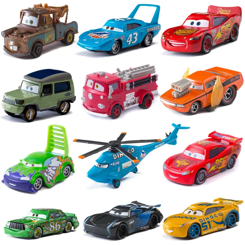 Disney Pixar Cars 3 Lightning McQueen Diecast Toy – 1:55 Alloy Car