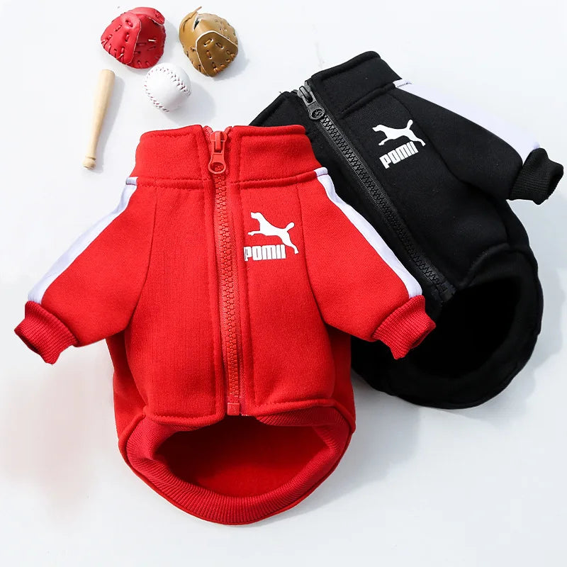 Autumn & Winter Dog and Cat Sweatshirt – Warm Pet Clothes for Small, Medium & Large Pets