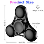 Rainbow Metal Fidget Spinner – UFO Finger Spinner for Kids & Adults