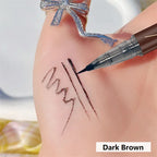 Waterproof Liquid Eyebrow Pencil – Sweat-Proof Dual-Purpose Makeup Pen
