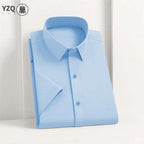 Men’s Short Sleeve Shirt – Casual & Formal Solid Color Summer Top